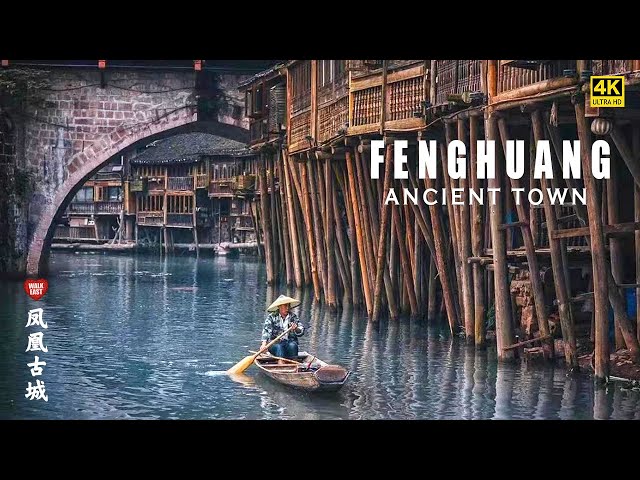 Fenghuang (Phoenix) Ancient Town, Most Beautiful Town in China | 4K HDR