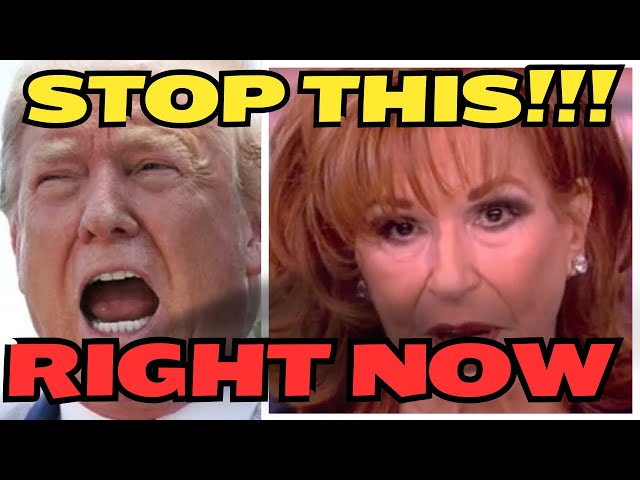 The view Joy Behar  CESSATION on Air Trump