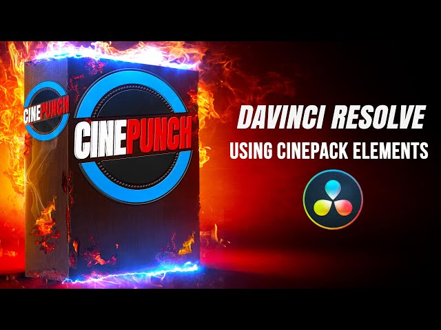 Using CINEPUNCH Cinepack 8K Video Overlays inside Davinci Resolve