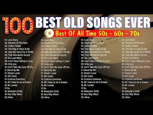 Paul Anka, Elvis Presley, Matt Monro, Engelbert, Andy Williams - Oldies But Goodies 50s, 60s, 70s