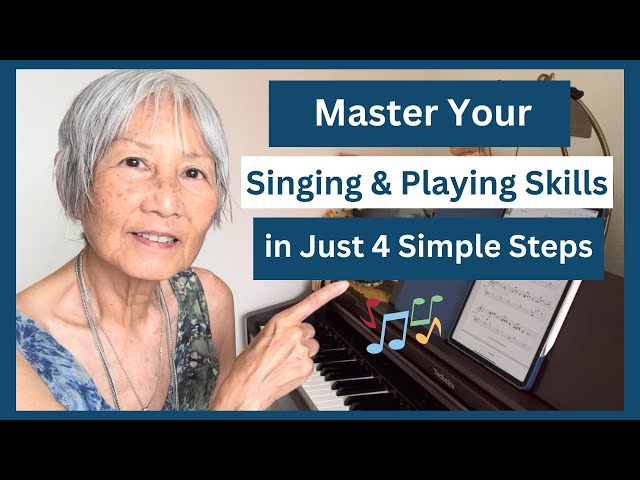 Master Your Singing and Playing in 4 Simple Steps! 🧡 piano tips | piano lessons | singing lessons