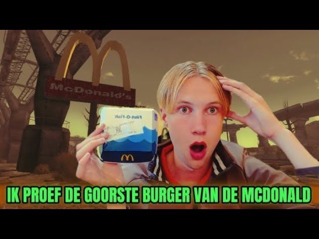 IK PROEF DE GOORSTE BURGER VAN DE MCDONALDS🤮!