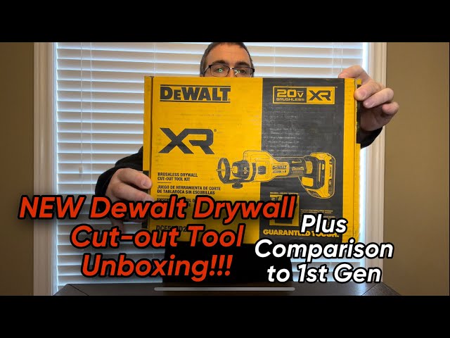 NEW Dewalt Drywall Cutout Tool Unboxing and Comparison