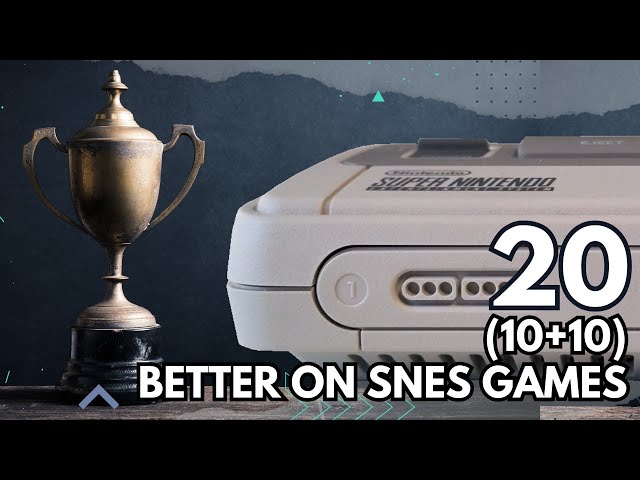 🏆 20 (10+10) games BETTER on 🔴 Nintendo SNES than on 🔵 Sega GENESIS | WHAT do YOU think❓