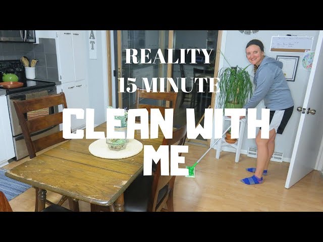 15 MINUTE REAL LIFE TIDY AND CLEAN WITH ME | SPRING 2018