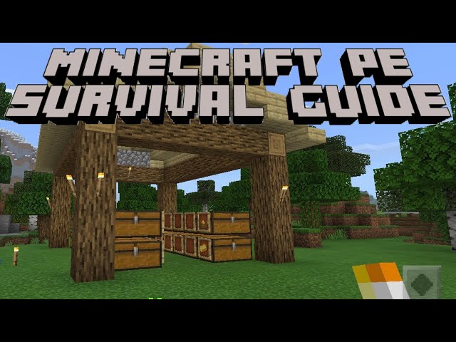 How To Make A Storage System: The Minecraft Pocket Edition Survival Guide Ep 5