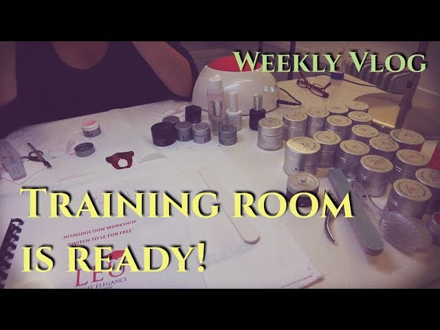 Training room is finally ready!! // VLOG #8 // Jo Wickens // Jojo's Nails // Gel Nails