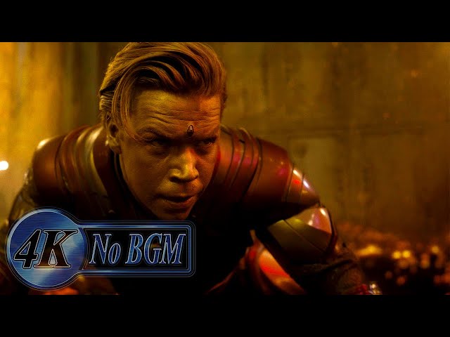 Adam Warlock Attacks the Guardians at Knowhere Fight Scene [No BGM] | Guardians of the Galaxy Vol. 3