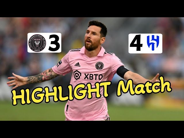 inter miami vs al hilal highlights messi v2