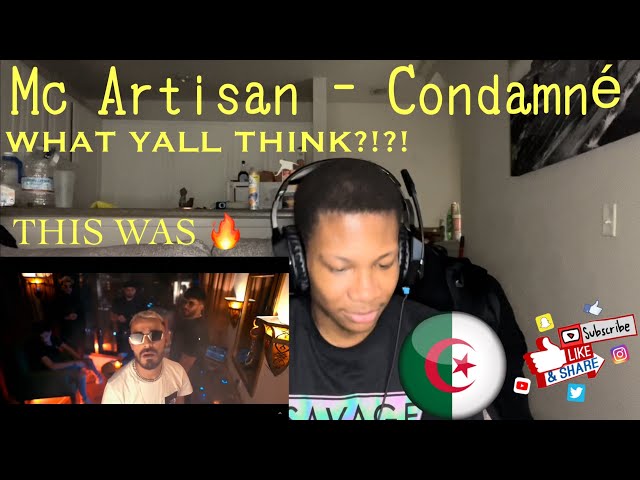 ALGERIAN RAP REACTION Mc Artisan - Condamné (Prod By Beastinsidebeats) | LMERicoTv Reaction