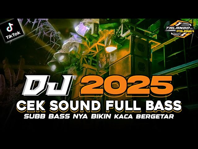 DJ CEK SOUND 2025 FULL BASS GLERR ANDALAN SOUND HOREG BY TALANGO MUSIK