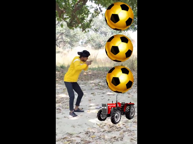 Football to Alto, Rollar, Jcb & Tractor - Vehicles names magic video