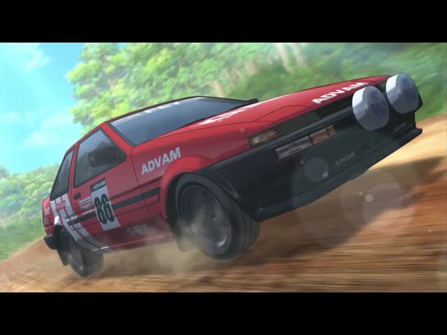 AE86 WRC / Mr Inui (Shinji father) 2nd time appears / Initial D Final stage SUB