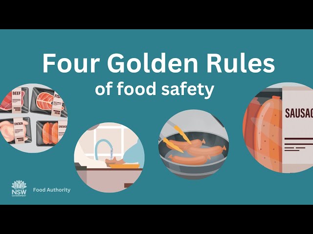 Four Golden Rules of food safety