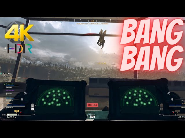 BANG BANG IN AIRPORT TOWER | CALL OF DUTY | WARZONE GAMEPLAY NO COMMENTARY | 4K HDR HLG 60 FPS