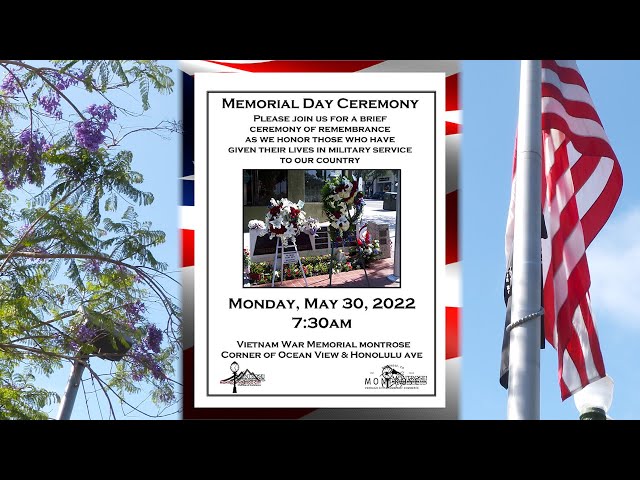 Memorial Day Ceremony - 2022