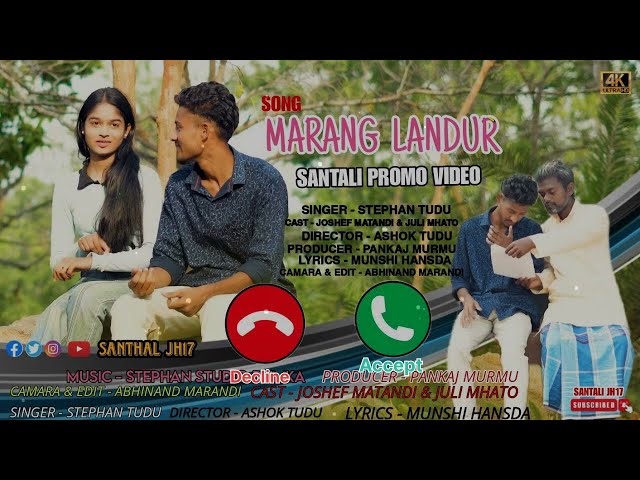 New Santhali Ringtone video 2024 Marang Landur Stephan tudu @AarbinBabuVlogs