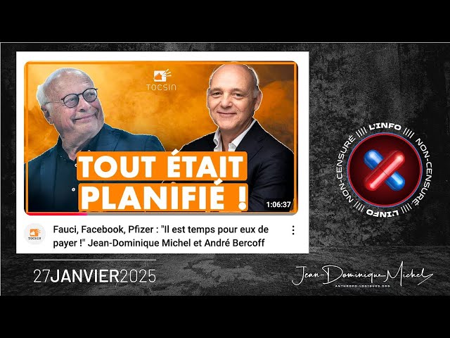 Tout était planifié - Fauci, Facebook, Pfizer : il est temps pour eux de payer !