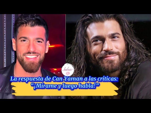 La respuesta de Can Yaman a las críticas: “¡Mírame y luego habla!” #canyamannews #elturco #sandokan