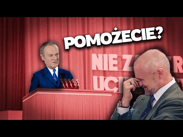 TUSK JAK GIEREK: POMOŻECIE? BRZOSKA WYBUCHŁ ŚMIECHEM