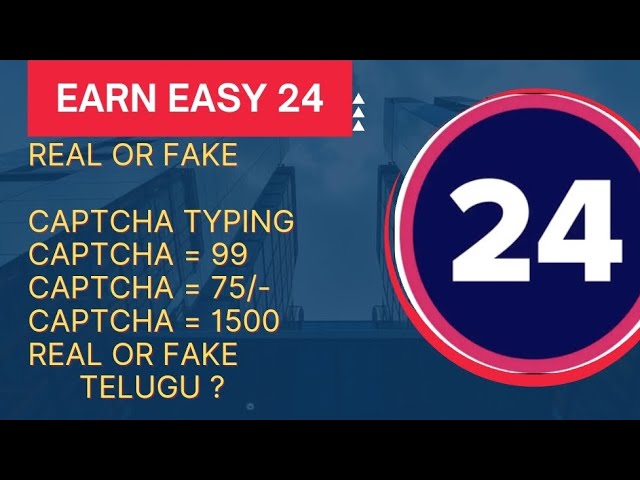 Earn Easy 24 Captcha Typing Real Or Fake ? 🤥పక్క ఇదిగో ఫ్రూఫ్ [ IN Telugu Review ] @panduofficial1m