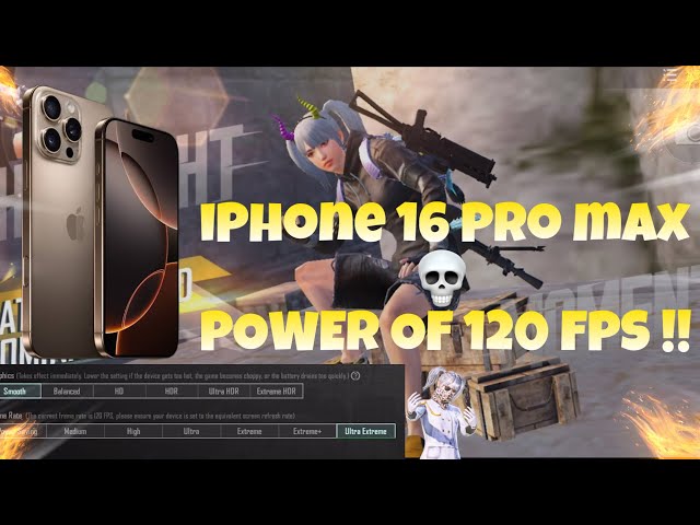 iPhone 16 Pro Max Unboxing And Bgmi Review 🔥 | Smooth + 120 FPS | iPhone 16 pro Max BGMI Test 🥶