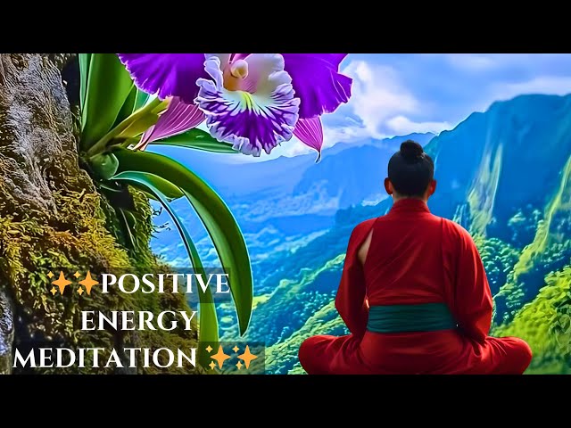 15 Min Deep Meditation For Positive Energy ✨ • Relaxing Music For Mind & Body 🧘 • Stress Relief 😌