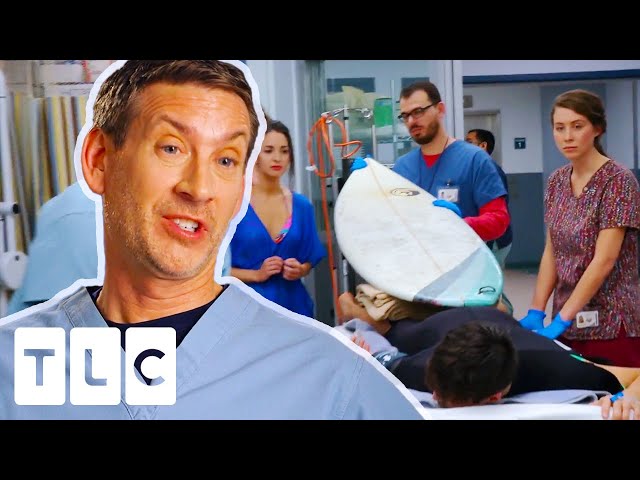 Patient IMPALED By His Own Surfboard! | Untold Stories Of The ER