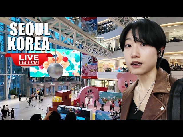 Live Korea Seoul 🇰🇷 Walk Tour Seoul 🤩 Seoul Shopping Mall Walking Tour | Korean Food Street