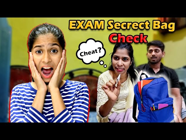 Papa Ne Kiya Mera Secret Exam Bag Check😱😱 | Cheat Pakad Liya