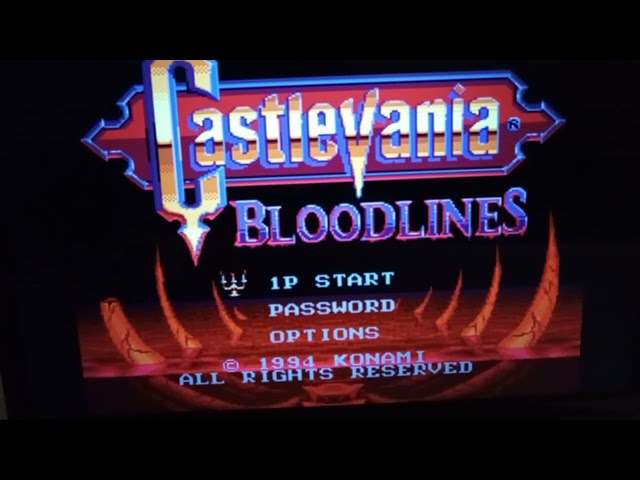 let's play random Sega and gba roms splatterhouse 2 castlevania with video game bandito