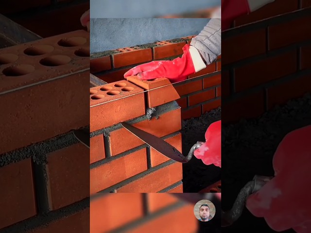 Brick wall Process #brickworks #bricklayer #construction