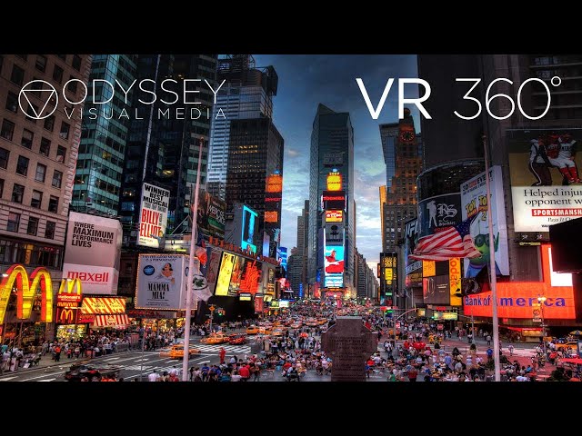 Times Square Virtual Tour | VR 360° Travel Experience | New York City Manhattan