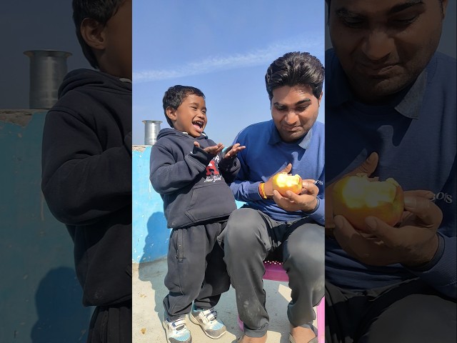 Anaya Ne Papa Ko Apple 🍎 Khilaya 😱🤣#shorts #funny #viral#trending