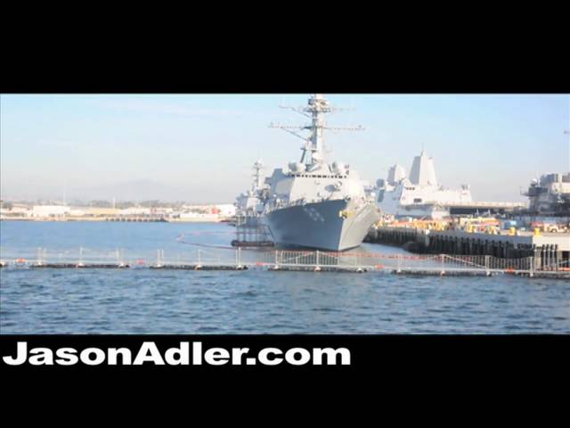 BOAT TOUR OF THE SAN DIEGO CALIFORNIA NAVAL BASE