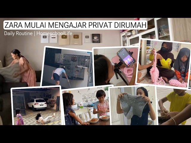 Daily Routine | Membahagiakan Hati dengan Menyibukkan Hari | Zara Mengajar Les Private