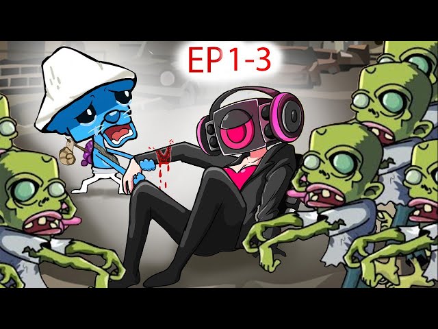 Poppy Playtime Animation: Save TV Man🧟 Zombie Showdown Begins!