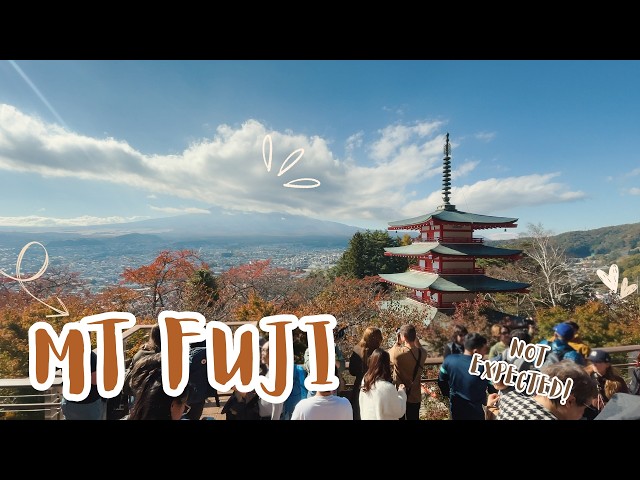 Mount Fuji Day Trip from Tokyo in Autumn 🍁 Japan VLOG 🗻