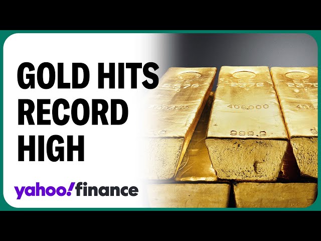 Gold prices hit record high amid trade war fears