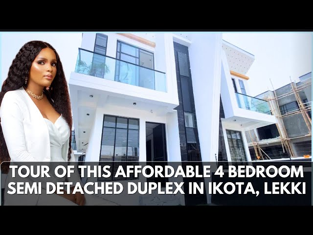 Inside this Cheap  smart 4 bedroom semi detached duplex for sale in  ikota, lekki, Lagos, Nigeria