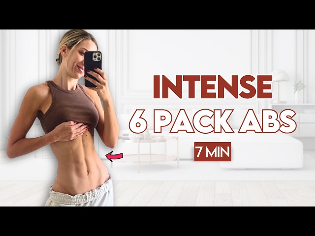 7 Min Intense Deep Core & Abs Burn 🔥 | Pilates Mat Challenge at Home | All Levels, No Equipment