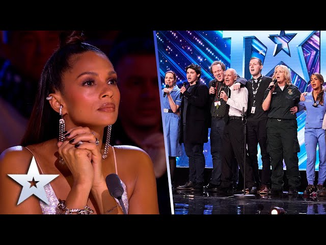 These frontline HEROES give MOVING performance! | Auditions | BGT 2022