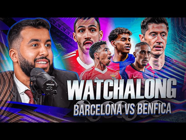 BARCELONA VS BENFICA I CHAMPIONS LEAGUE WATCHALONG!