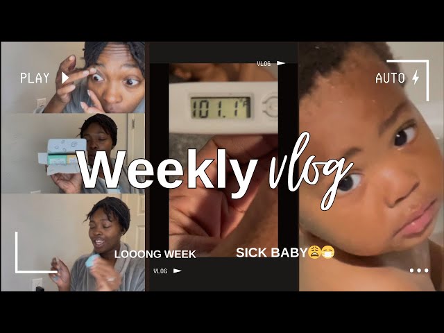 Hubble Contacts Try On | Our 1 Year Old is SICK Again | Easy Meals | Skate With Us | AmberBear Vlogs