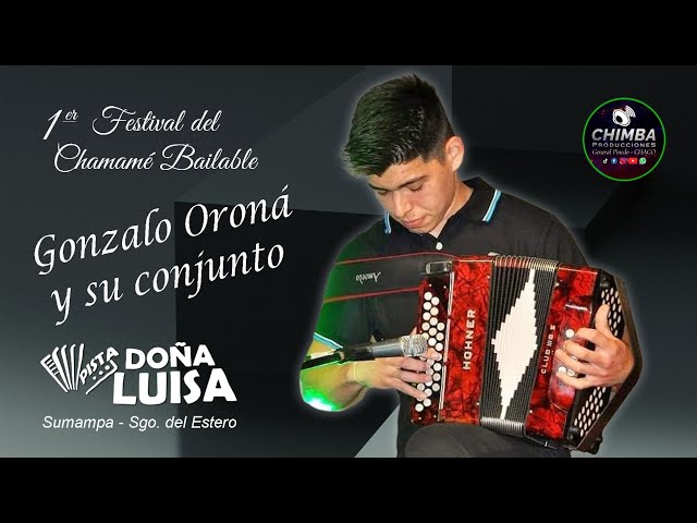 Gonzalo Orona en el 1° Festival del Chamame Bailable, Sumampa   31 '01 25