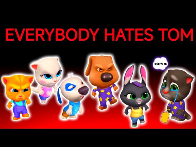 EVERYBODY HATES TOM | AMONG US | MY TALKING TOM FRIENDS COMPILATION 1