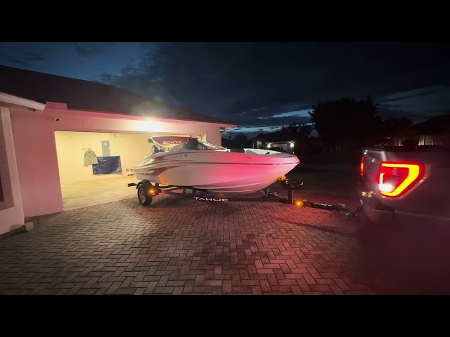 Backing up the boat in my garage