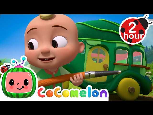 Washing the Bus 🚌 | Cocomelon - Nursery Rhymes | Fun Cartoons For Kids