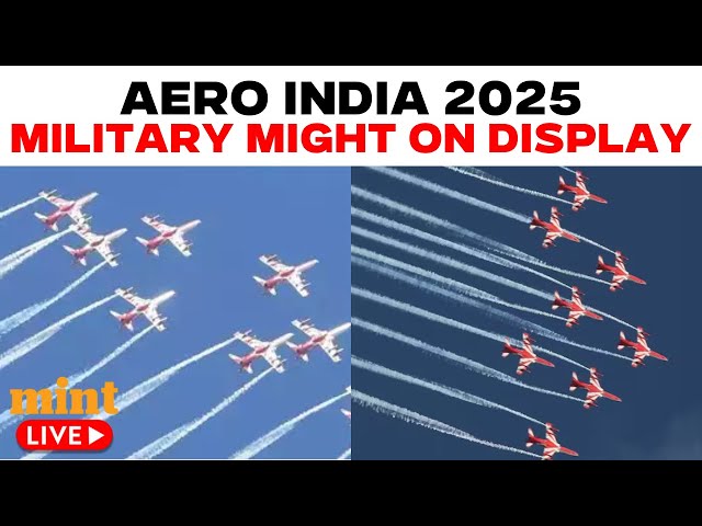 Aero India 2025 Show Live | Aero India Show Live | Aero India 2025 Bengaluru LIVE | Indian Air Force