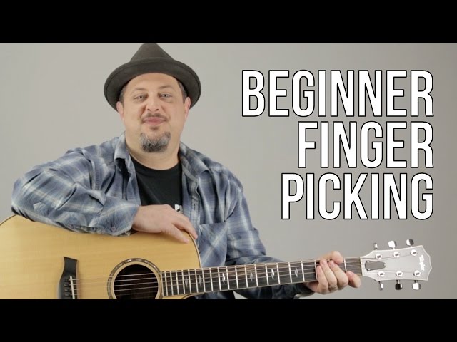 Beginner Fingerpicking Guitar Lesson - How to play Fingerstyle Guitar For a Beginner